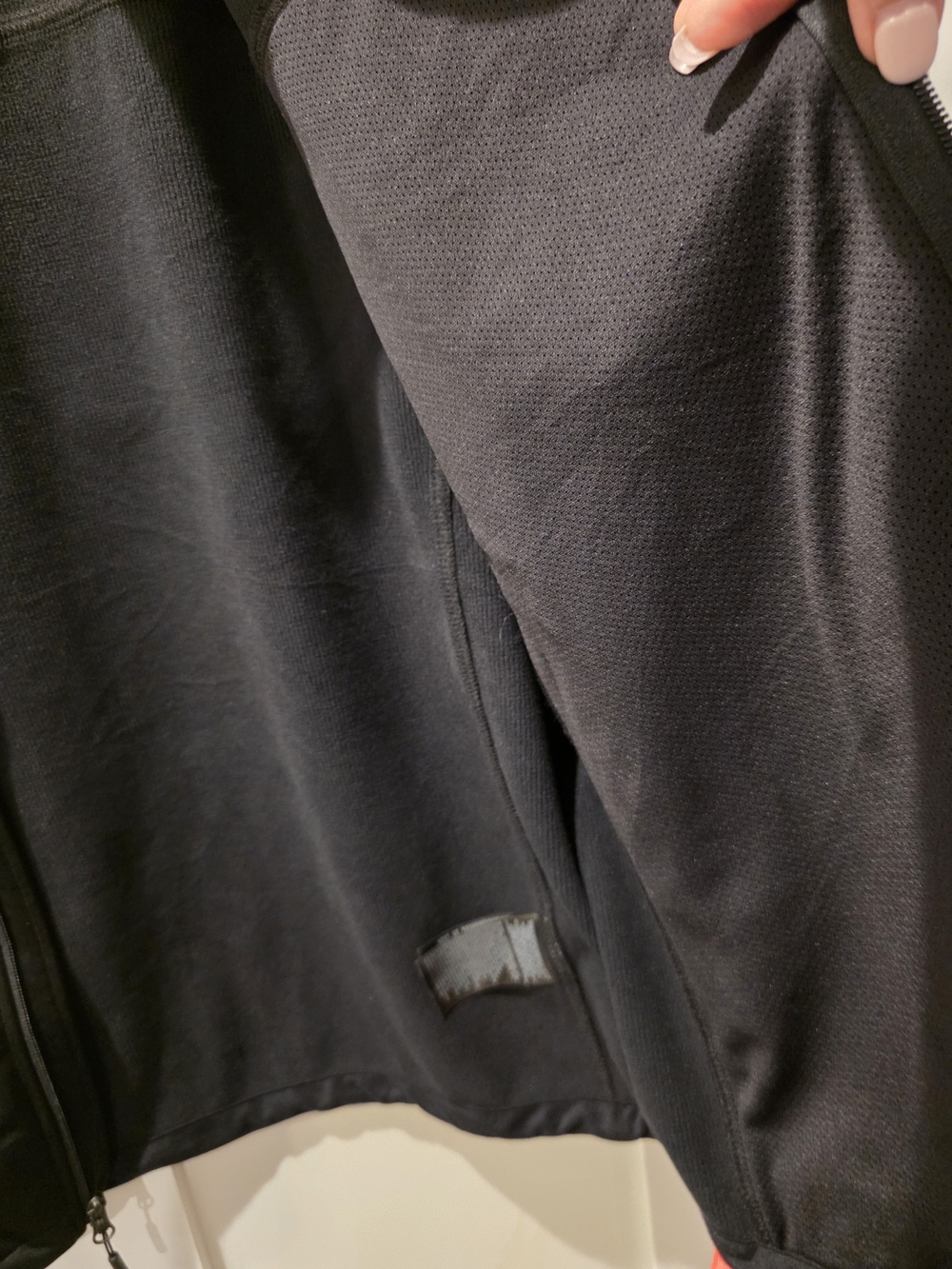 The North Face Vest Mens XL Black Softshell Windwall Bulleit Frontier Whiskey - Picture 8 of 10